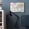 Stupell Industries Adventure Awaits Phrase Macrame Pattern World Map in Black Frame Wall Art